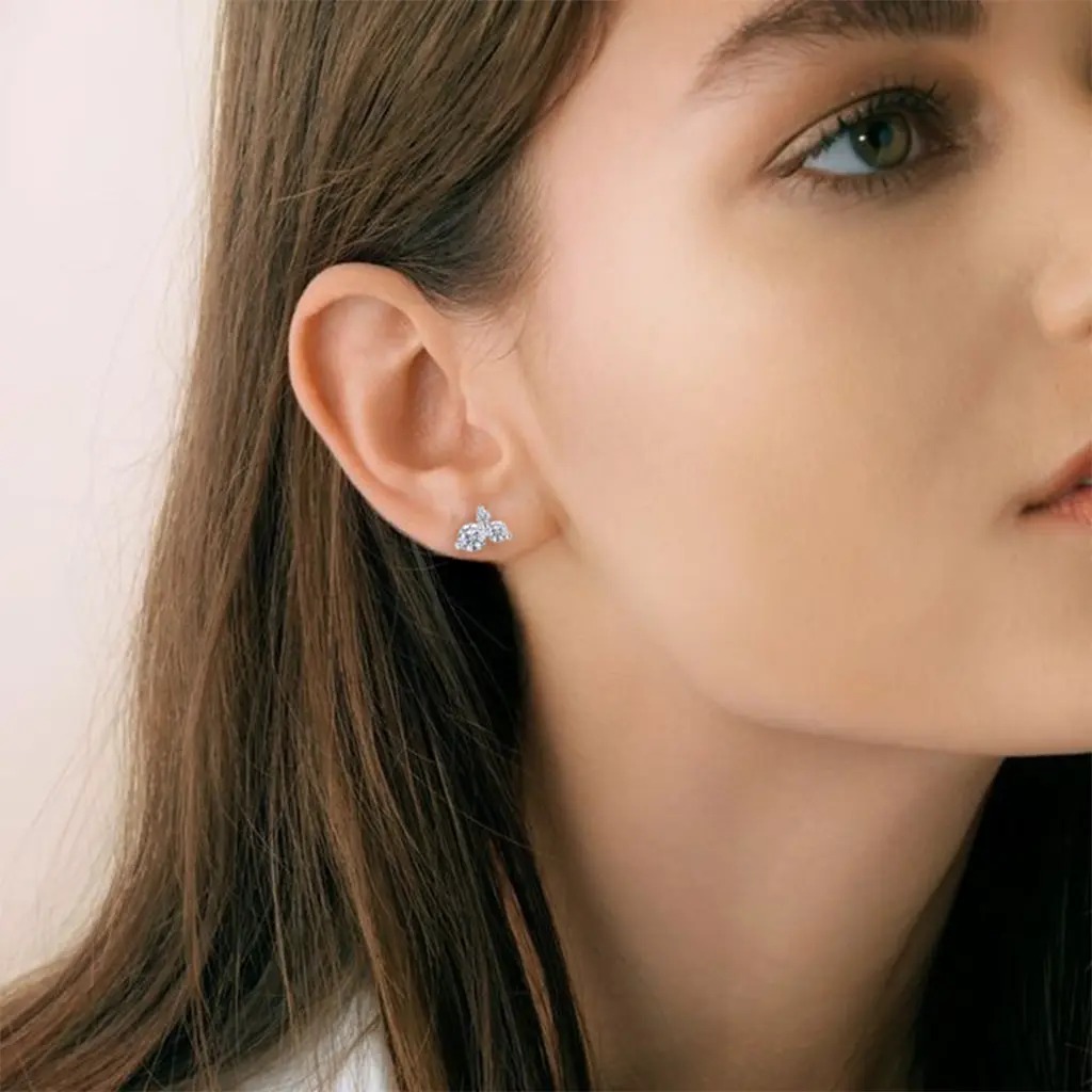 Moissanite earrings category