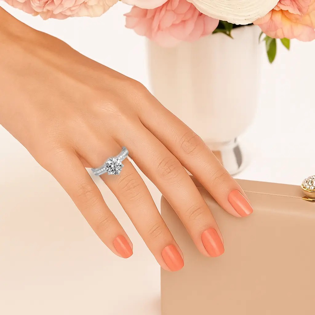 Moissanite rings category