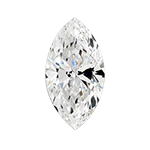 Marquise cut moissanite stone