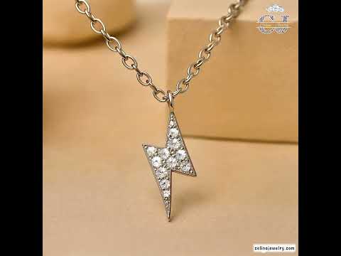 Moissanite Necklace — Hypoallergenic