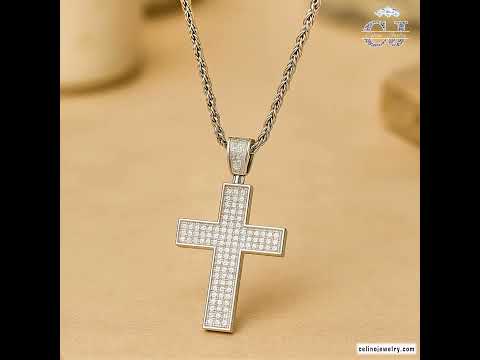 Moissanite Necklace — Gold Plated